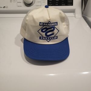 Vintage Pandrol Fastclip 76 Snapback Trucker Hat Made In USA